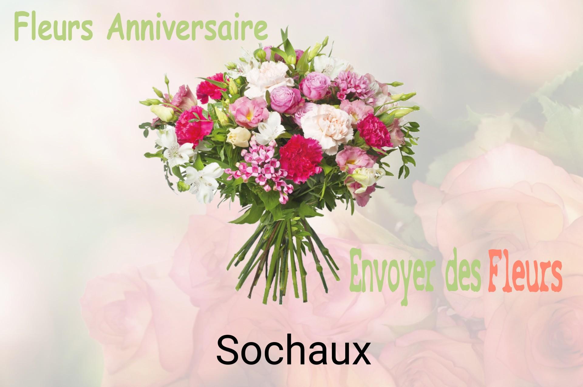 Bouquet de fleurs d’anniversaire livré à Sochaux